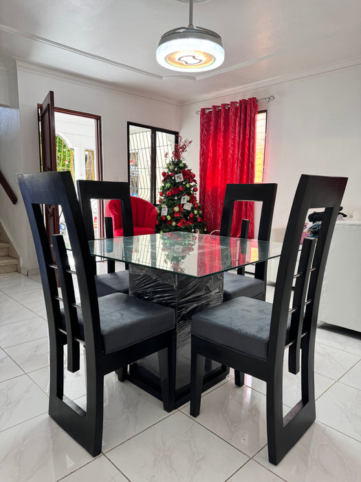Comedor curvo tope cristal JZ