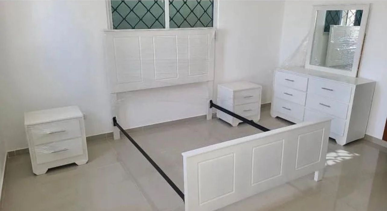 Cama Juego de aposento queen size #60 2 plaza y media