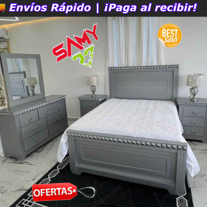 juego de habitacion piramide 2 plazas y medias 60x75