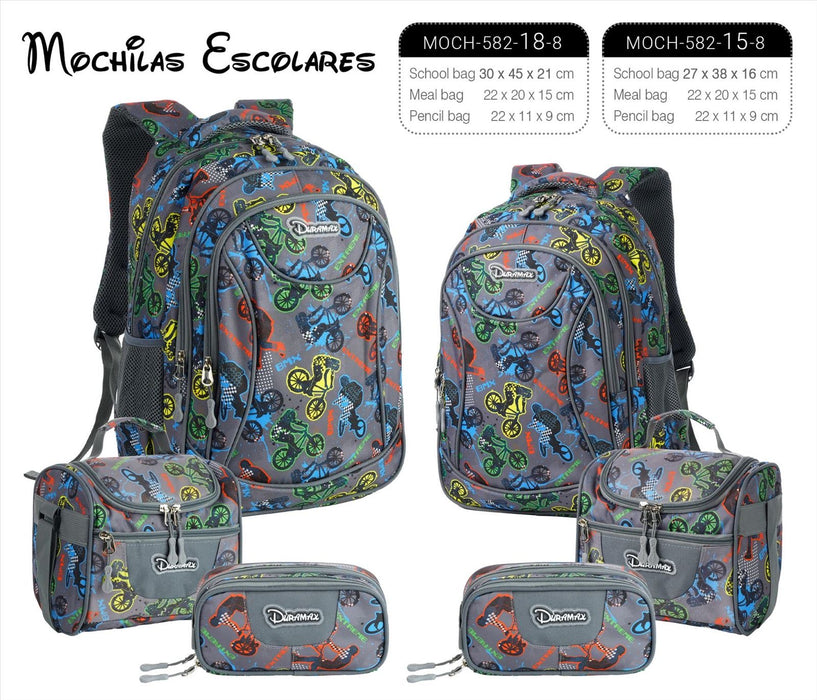 mochila combo de 3 pcs