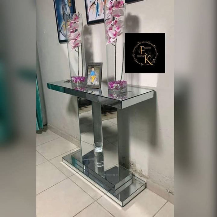 repisa con espejo