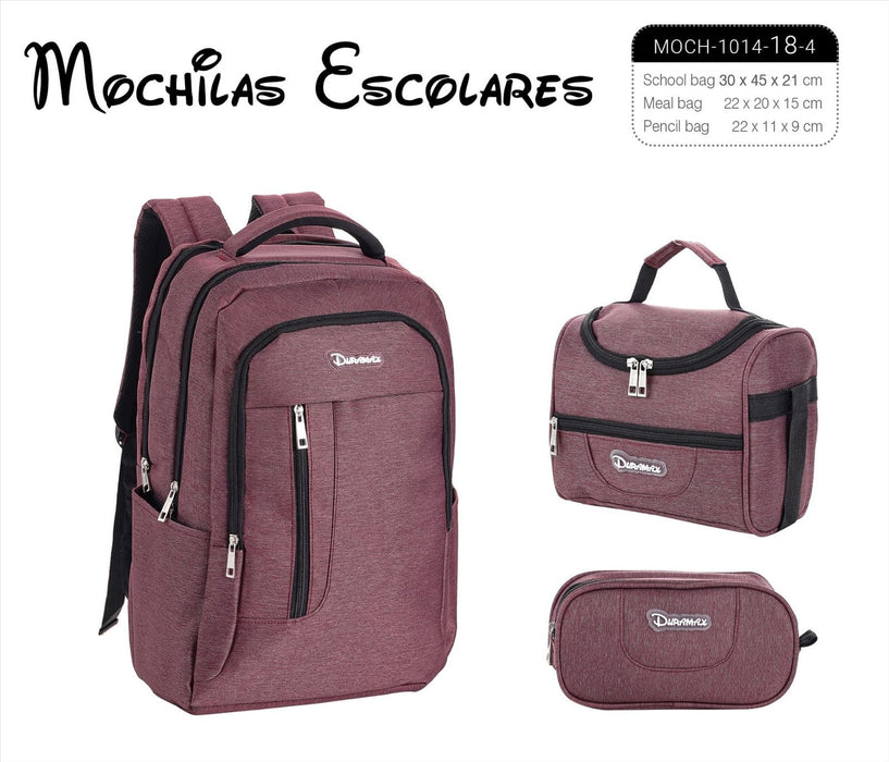 mochila set de 3 pcs