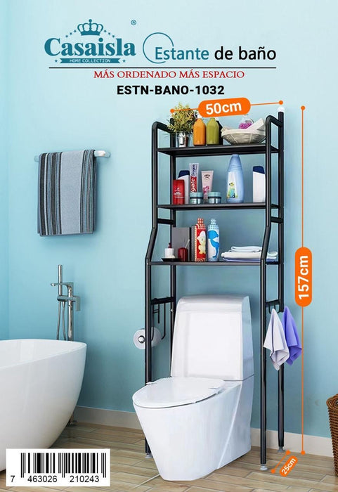 Estante de baño en hierro