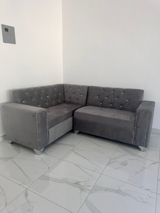 Mueble en L Capitoneado