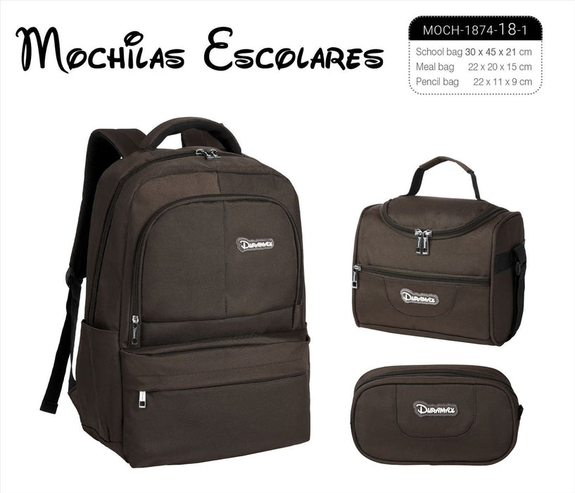 mochila set de 3 pcs