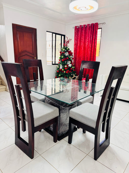 Comedor curvo tope cristal JZ