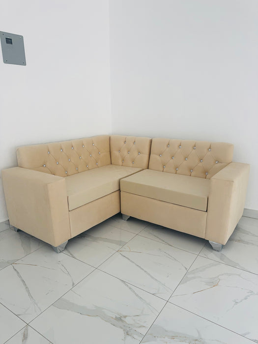 Mueble en L Capitoneado