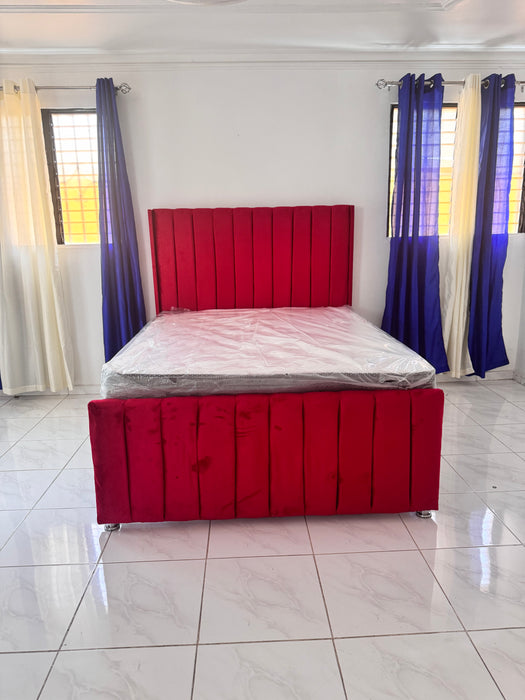 Cama, Espaldar de raya, colchon ortopédico/ pillow top , twin, full , Queen , King