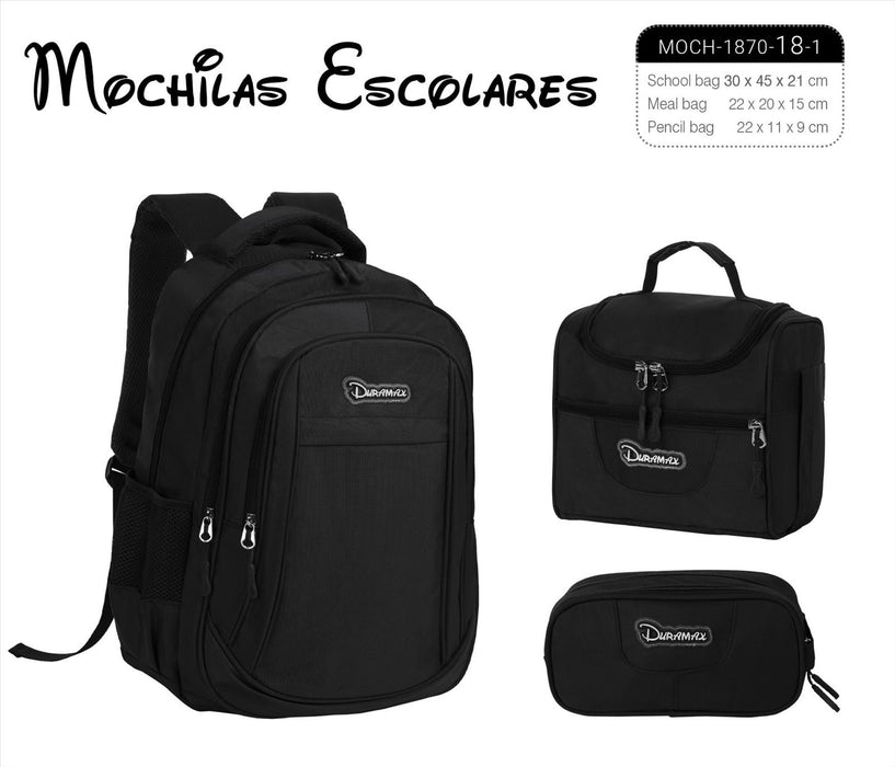 mochila set de 3 pcs