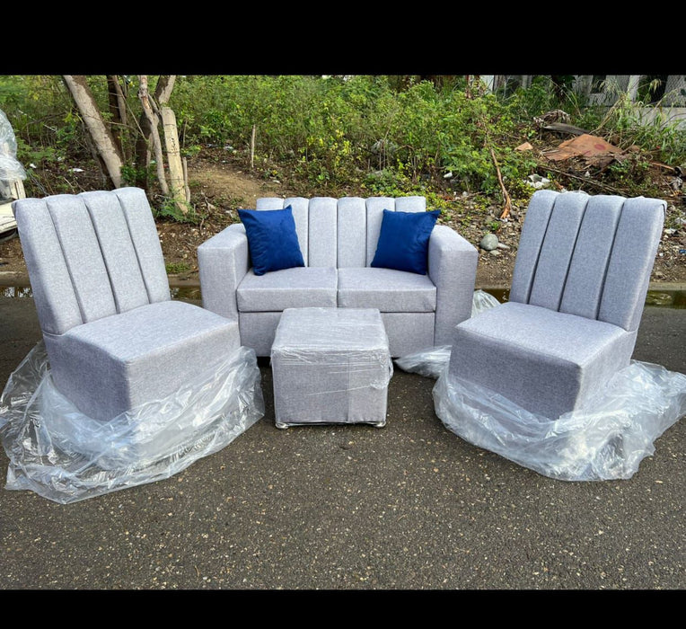 Juego de mueble pitufo Blanco Rallado