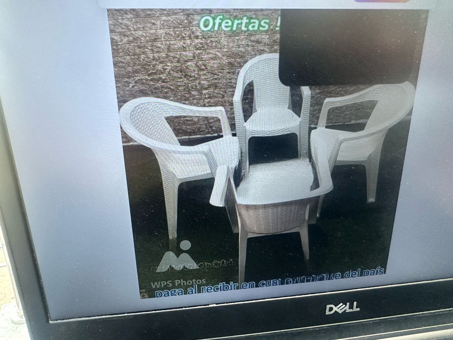 JUEGO DE SILLA PLASTICA